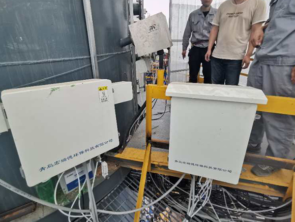 氨逃逸在線監測系統現場安裝-宏瑞德客戶案例