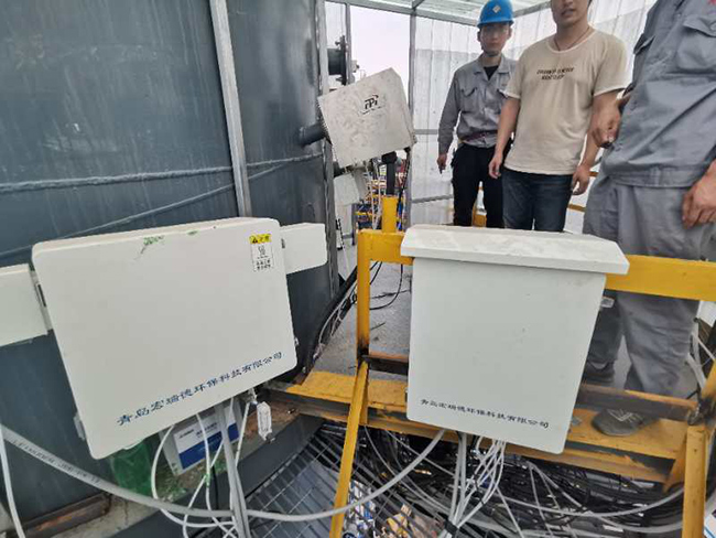氨逃逸在線監測系統現場安裝-宏瑞德客戶案例